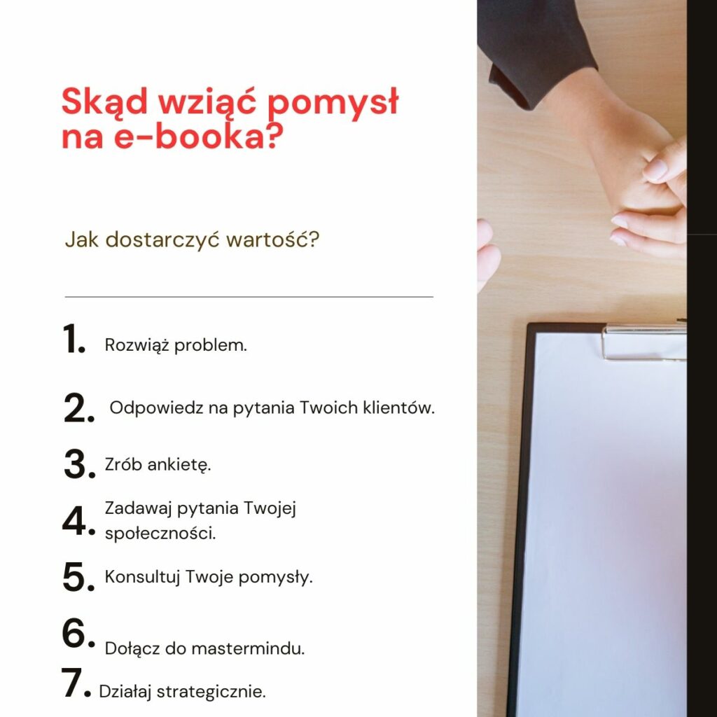 pomysł na ebooki