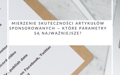 Mierzenie skuteczności artykułów sponsorowanych — które parametry są najważniejsze?