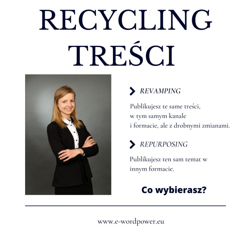 recykling treści